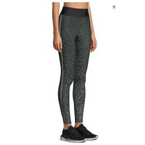 Ultracor Ultra-High Leo Green Pink Camo Leggings with Side Stripe Sz Small